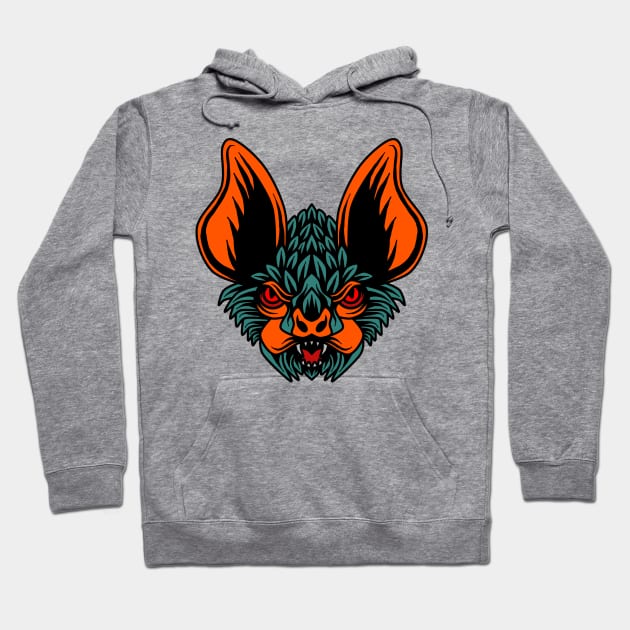 Bat Head Hoodie by Tuye Project